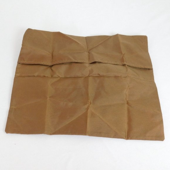 Aqua Sheen Women Solid Brown Raincoat Belted Trench Long Sleeve Collared Size L - Picture 11 of 12